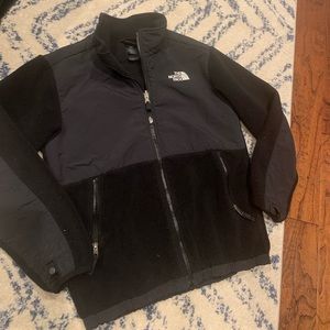 Boys North Face Denali Jacket Black size Large